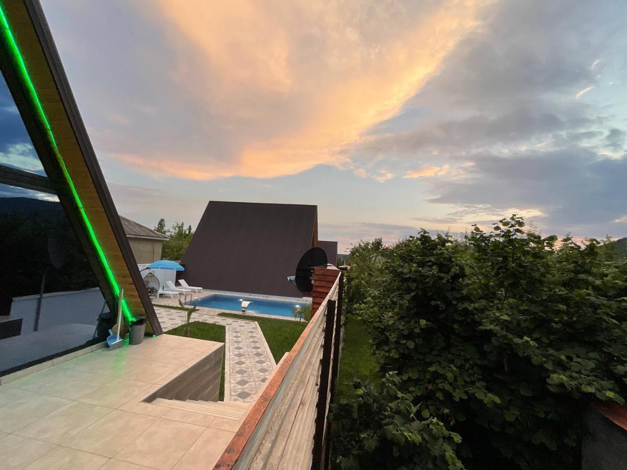 3Gozel Aframe Villa Qəbələ Exterior foto