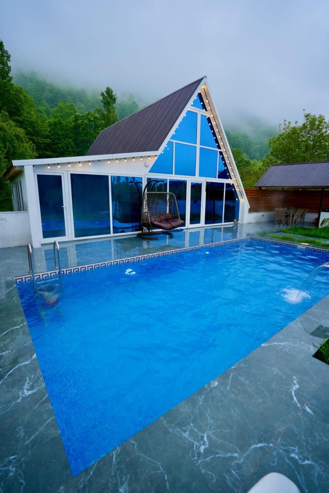3Gozel Aframe Villa Qəbələ Exterior foto
